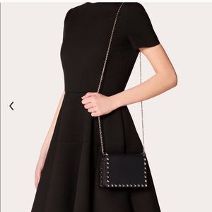 100% Authentic Valentino Rockstud Chain Crossbody Bag